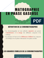 Chromatographie en Phase Gaseuse