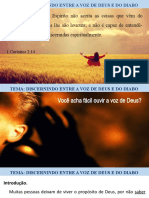 TEMA Discernindo A Voz de Deus