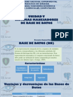 Sistemas Manejadores de Bases de Datos