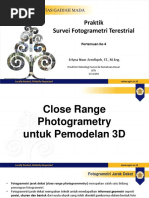 Praktik Survei Fotogrametri Terestrial: Pertemuan Ke-4