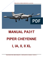 Manual Operacional Piper Cheyenne I, Ia, Ii, Ii XL