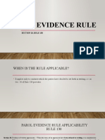 Parol Evidence Rule