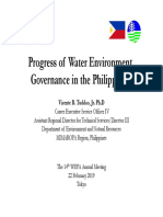 Progress of Water Environment Governance in The Philippines