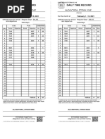 Daily Time Record Daily Time Record: Alcantara, Zyrah Mae Alcantara, Zyrah Mae