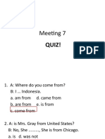 QUIZ (1-6) Dan Jawaban