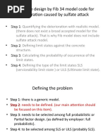 Service Life Design by Fib 34 Model Code For Deterioration Caused by Sulfate Attack