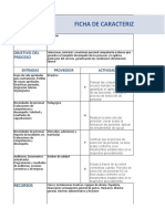 Formato de Ficha de Caracterizacion de Procesos