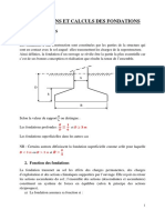 Conception Et Calcul Des Fondations