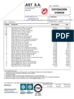 Tuboplast S.A.: Cotización 0169920