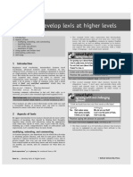 How To Develop Lexis at Higher Levels