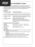 Adrian Tucker CV 2011 Online