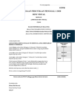 970/1 STPM Peperiksaan Percubaan Penggal 1 2020 Seni Visual: Nama Penuh: . No - Kad Pengenalan: .