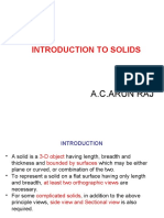 Introduction To Solids: A.C.Arun Raj