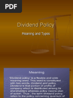 Dividend Policy