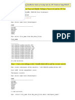 Step 1: Confirm Database Name and Identify Tablespace Name To Be Used For DR Test