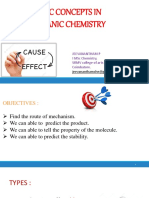 Basic Concepts in Organic Chemistry: Jeevanantham P I MSC Chemistry, SRMV College of Arts and Science, Coimbatore