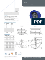 Technical Data: Duo Check Wafer Valve DN50 - DN1000