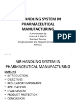 Air Handling System in Pharmaceutical Manufacturing