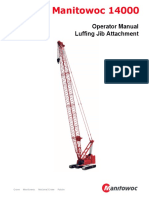 Manitowoc 14000: Operator Manual Luffing Jib Attachment