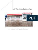 A Food Grade Warehouse Business Plan: 473 3 Avenue, Prince George, British Columbia Market