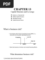 Capital Structure and Leverage