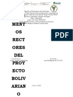 Documentos Rectores Del Proyecto Bolivariano