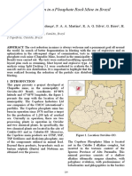 Blasting Optimization in A Phosphate Rock Mine in Brazil