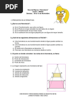 Guía de Repaso Homotecia 1 Medio