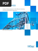 Product Rationalization in The Telecom Industry - A Framework Driven Approach White Paper 1