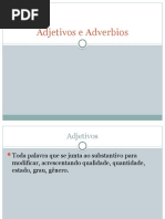 Adjetivos e Adverbios