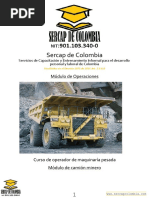 Modulo de Operaciones - Camion Minero