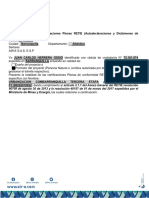 Acta de Entrega de Certificados RETIE - Combarranquilla III Etapa