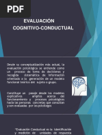 Evaluación Cognitivo Conductual