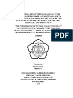 Unjuk Kerja Desain Perencanaan Dan Studi