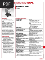 Fluidaqua Mobil Fam 5: Description Technical Specifications