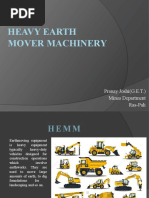 Heavy Earth Mover Machinery: Pranay Joshi (G.E.T.) Mines Department Ras-Pali