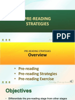 (M3S1 POWERPOINT) Pre Reading Strategies