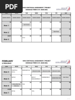 January: Mhs Continual Assessment / Project SCHEDULE TERM 3 SY: 2020-2021 12 Resilience