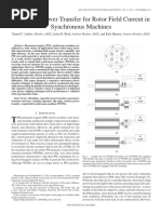 Capacitive Power Transfer For Rotor Field Current in Synchronous Machines