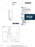 Urinals: USWN810BE USWN810B