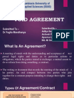 Void Agreement: Submitted To - DR - Yogita Mandhanya