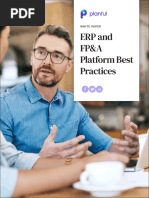 ERP FPA Platform BestPractices 2020