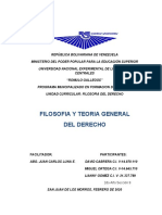 Teoria Del Derecho 2° Evaluacion de Filosofia