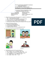 Soal BHS - Inggris 8 Mid Genap 2021