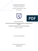 Sistemas de Organización de La Administración Pública en Guatemala