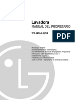 Manual Lavadora LG dwc2000