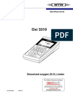 Dissolved Oxygen (D.O.) Meter: Operating Manual