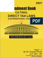 CA FINAL DT Amendment Book BY Durgesh Singh