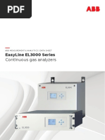 Easyline El3000 Series: Continuous Gas Analyzers