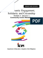 Community Engagement, Solidarity and Citizenship: Module 4 - Quarter 1